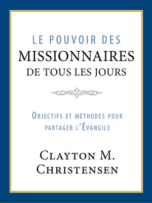 cover image of Le pouvoir des missionnaires de tous les jours